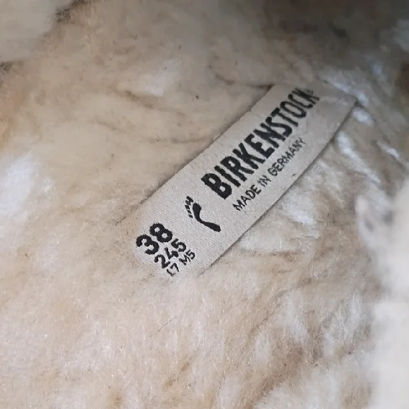 Birkenstock Boston clogs Chestnut Suede Faux-Sheepskin Slip-On Clogs 38 - Picture 2 of 15